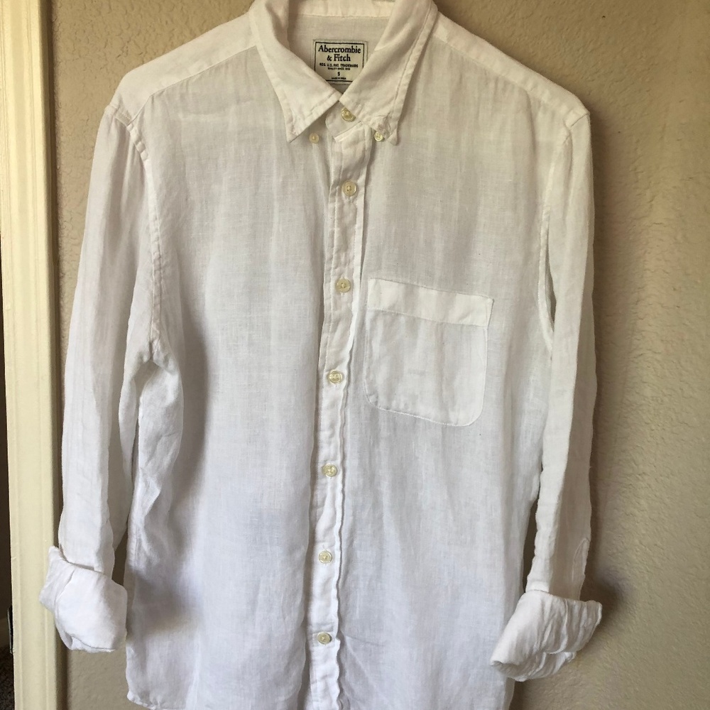 Abercrombie & Fitch Icon Linen Shirt